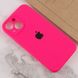 Чехол Silicone Case Full Camera Protective (AA) для Apple iPhone 15 Plus (6.7") Розовый / Barbie pink фото 4