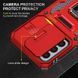 Ударостійкий чохол Camshield Army Ring для Samsung Galaxy M34 5G Червоний / Red фото 5