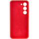Чехол Silicone Cover Lakshmi Full Camera (AAA) для Samsung Galaxy S24 Красный / Red фото 3