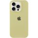 Чехол Silicone Case Full Protective (AA) для Apple iPhone 16 Pro (6.3") Желтый / Mellow Yellow