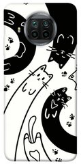 Чехол itsPrint Черно-белые коты для Xiaomi Mi 10T Lite / Redmi Note 9 Pro 5G