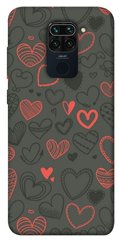 Чехол itsPrint Милые сердца для Xiaomi Redmi Note 9 / Redmi 10X