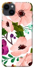 Чохол itsPrint Акварельні квіти для Apple iPhone 14 Plus (6.7")
