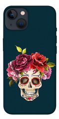 Чохол itsPrint Flower skull для Apple iPhone 13 (6.1")
