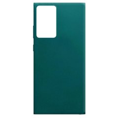 Силиконовый чехол Candy для Samsung Galaxy Note 20 Ultra Зеленый / Forest green