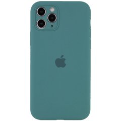 Чохол Silicone Case Full Camera Protective (AA) для Apple iPhone 12 Pro (6.1") Зелений / Pine green