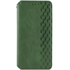 Шкіряний чохол книжка GETMAN Cubic (PU) для Samsung Galaxy M54 5G Зелений