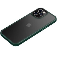 TPU+PC чохол Metal Buttons для Apple iPhone 12 Pro / 12 (6.1") Зелений