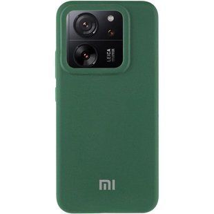 Чехол Silicone Cover Lakshmi (AAA) with Logo для Xiaomi 13T / 13T Pro Зеленый / Cyprus Green