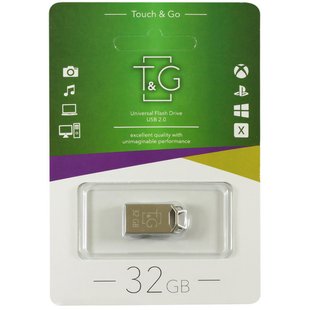 Флеш-драйв USB Flash Drive T&G 110 Metal Series 32GB Серебряный