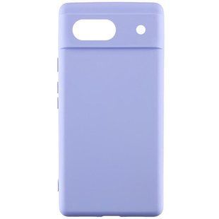 Чехол Silicone Cover Lakshmi Full Camera (AAA) для Google Pixel 7a Сиреневый / Dasheen