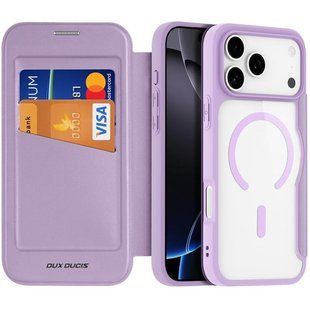 Чехол-книжка Dux Ducis Skin X Pro with MagSafe для Apple iPhone 17 Pro Max (6.9") Purple