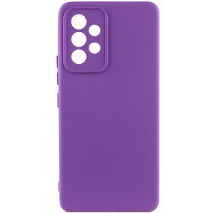 Чохол TPU GETMAN Liquid Silk Full Camera для Samsung Galaxy A53 5G Фіолетовий / Purple