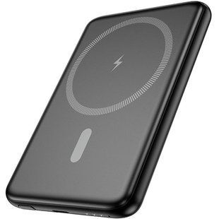 Портативное ЗУ Power Bank Hoco J140A Tony ultra-thin PD20W с БЗУ 5000 mAh Black