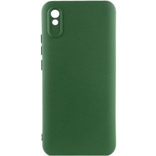 Чехол Silicone Cover Ummi Lakshmi Full Camera (AA) для Xiaomi Redmi 9A Зеленый / Dark green