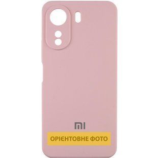 Чехол Silicone Cover Lakshmi Full Camera (AAA) with Logo для Xiaomi Poco X7 Розовый / Pink Sand
