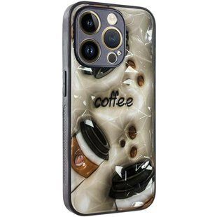 TPU+PC чехол Prisma Plushie для Apple iPhone 14 Pro (6.1") Coffee