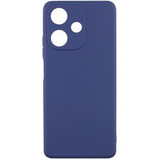 Силиконовый чехол Candy Full Camera для Infinix Hot 30i Синий / Dark Blue
