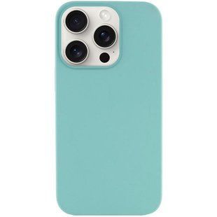 Чехол Silicone Case Full Protective (AA) NO LOGO для Apple iPhone 16 Pro Max (6.9") Бирюзовый / Marine Green