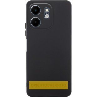 Чехол TPU GETMAN Liquid Silk Full Camera для Motorola Moto G86 5G Черный / Black