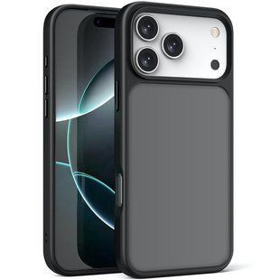 TPU+PC чехол Metal Buttons для Apple iPhone 17 Pro Max (6.9") Черный / Black