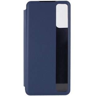 Чехол-книжка Smart View Cover для Samsung Galaxy S21+ Синий / Светлое окошко