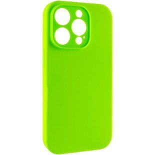 Чехол Silk Full Camera Protective (AA) NO LOGO для Apple iPhone 15 Pro Max (6.7") Кислотно-зеленый / Acid Green