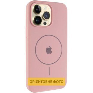 Чехол Silicone Case Full Protective (AA) V2 with MagSafe для Apple iPhone 17 Pro Max (6.9") Розовый / Pink Sand