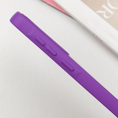 Чехол TPU GETMAN Liquid Silk Full Camera для Samsung Galaxy S24 FE Фиолетовый / Purple