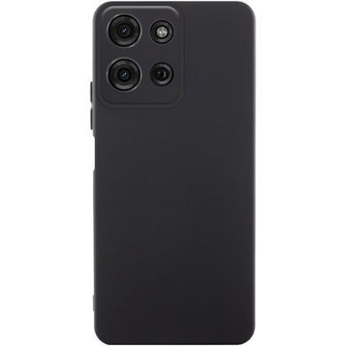 Чехол Silicone Cover Lakshmi Full Camera (AA) для Motorola Moto G35 Черный / Black