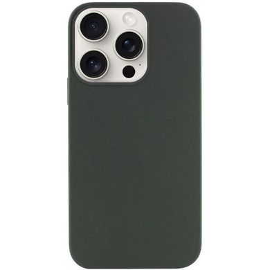 Чехол Silk (AA) NO LOGO with Magnetic Fit для Apple iPhone 15 Pro (6.1") Зеленый / Cyprus Green