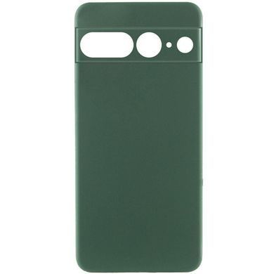 Чехол Silicone Cover Ummi Lakshmi Full Camera (AA) для Google Pixel 7 Pro Зеленый / Dark green