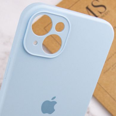 Чохол Silicone Case Full Camera Protective (AA) для Apple iPhone 14 (6.1") Блакитний / Sweet Blue
