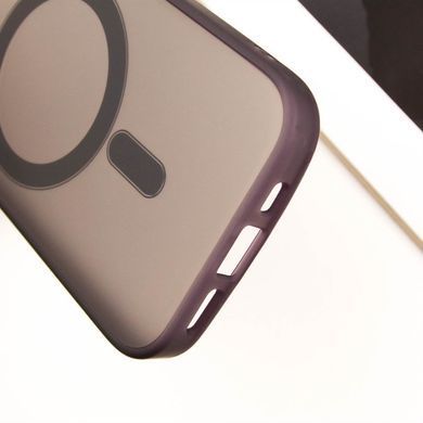 Чехол TPU+PC Lily with Magnetic Fit для Apple iPhone 14 (6.1") Dark Purple