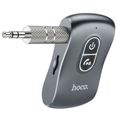 Bluetooth аудио ресивер Hoco E73 Tour Car Metal gray
