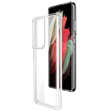 TPU чохол Epic Transparent 1,0mm для Samsung Galaxy S21 Ultra Безбарвний (прозорий)