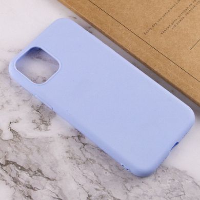 Силиконовый чехол Candy для Apple iPhone 13 mini (5.4") Голубой / Lilac Blue