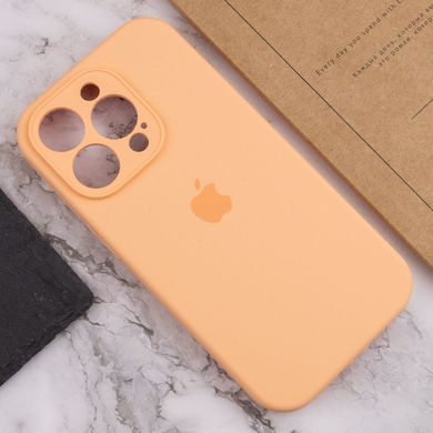 Чохол Silicone Case Full Camera Protective (AA) для Apple iPhone 14 Pro (6.1") Помаранчевий / Cantaloupe