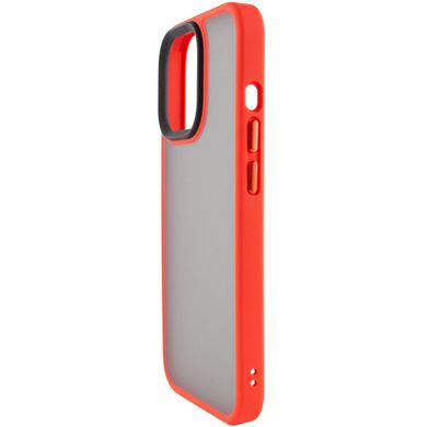 TPU+PC чехол Metal Buttons для Apple iPhone 14 Pro (6.1") Красный