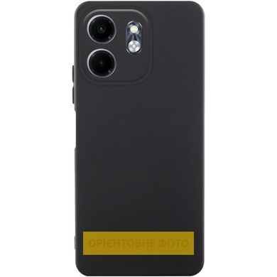 Чехол TPU GETMAN Liquid Silk Full Camera для Motorola Moto G86 5G Черный / Black