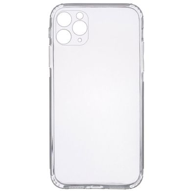 TPU чохол GETMAN Clear 1,0 mm для Apple iPhone 12 Pro Max (6.7") Безбарвний (прозорий)