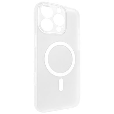 Чохол PC Slim Matte with Magnetic Fit (camera button) для Apple iPhone 16 Pro (6.3") White