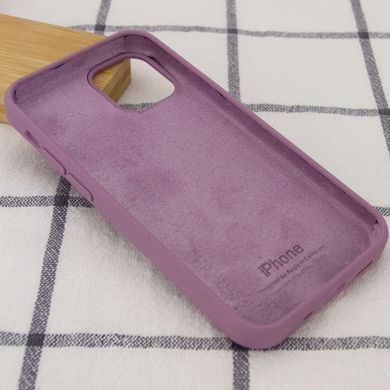 Чехол Silicone Case Full Protective (AA) для Apple iPhone 12 Pro / 12 (6.1") Лиловый / Lilac Pride
