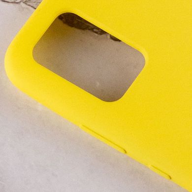 Чохол Silicone Cover Full Protective (AA) для Samsung Galaxy A02s Жовтий / Yellow