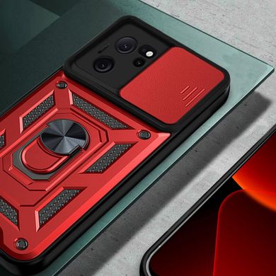 Ударопрочный чехол Camshield Serge Ring для Xiaomi 13T / 13T Pro Красный