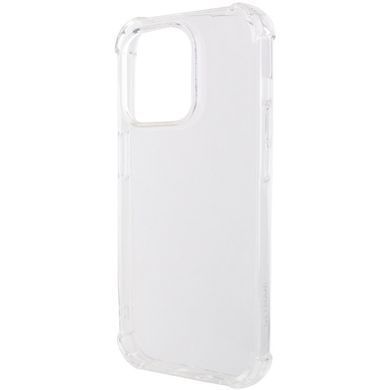 TPU чехол GETMAN Ease logo усиленные углы для Apple iPhone 15 Pro Max (6.7") Бесцветный (прозрачный)