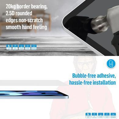 Уценка Защитное стекло Blueo HD для Apple iPad Pro 12.9" (2018-2022) Вскрытая упаковка / Прозрачный