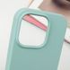 Чехол Silk Full Protective (AA) NO LOGO для Apple iPhone 16 Pro Max (6.9") Бирюзовый / Beryl фото 3