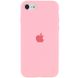 Чехол Silicone Case Full Protective (AA) для Apple iPhone SE (2020) Розовый / Pink