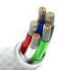 Дата кабель Baseus Glimmer Series Fast Charging Type-C to Type-C 100W 1m (CADH00070) White фото 7